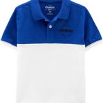 OshKosh Tricou tip polo alb/albastru