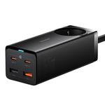 Incarcator de perete, Baseus, GaN3 Pro, 2xUSB + 2xUSB-C + AC, 65W