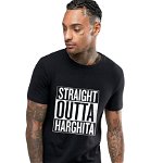Tricou negru barbati - Straight Outta Harghita, THEICONIC