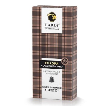 Cafea Europa capsule compatibile Nespresso 10x5g Hardy, 50g, natural, Hardy