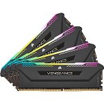 Memorie Vengeance RGB Pro SL Black 32GB (4x8GB) DDR4 3200MHz CL16 1.35V Quad Channel Kit, Corsair