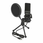 USB Condenser Microphone Set - for Podcasting, Gaming and Vocals, Delock 66331, Delock