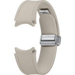 Curea smartwatch Samsung D-Buckle Hybrid Eco-Leather Band pentru Galaxy Watch6, Normal (M/L), Etoupe, Samsung