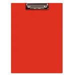 Clipboard dublu A4, plastifiat PVC, Q-Connect - rosu, Q-connect