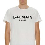 Balmain Logo Print T-Shirt WHITE, Balmain