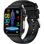 SmartWatch cu Apel Bluetooth, Glucometru, Analiza Impedantei Bioelectrice, EKG, HRV, Temperatura Corporala, Ritm Cardiac, Nivel Oxigen, Tensiune Arteriala S725, SMARTECH