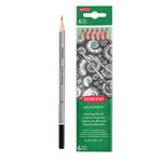Creioane Grafit 2H-3B Derwent Academy blister 6 buc/set calitate superioara negru, DERWENT