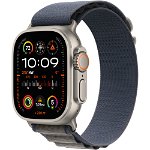 Apple Watch Ultra 2, GPS, Cellular, Carcasa Titanium 49mm, Blue Alpine Loop - Large, Apple