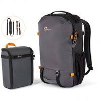 Rucsac echipament foto, Lowepro, Textil, 29 x 18.5 x 49 cm, Gri