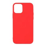 Husa de protectie Loomax, pentru iPhone 12 Mini, silicon subtire, rosie, Loomax
