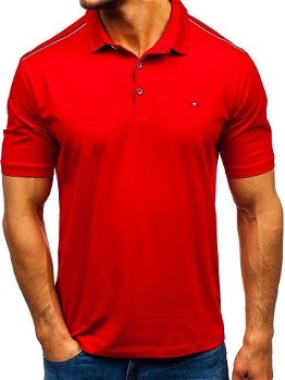 Tricou polo bărbați roșu Bolf 6797, BOLF