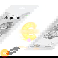 Set 4 x Masca Servetel Elmiplant Vitamin C, pentru Iluminare si Revitalizare, 20 ml Set 4 x Masca Servetel Elmiplant Vitamin C, pentru Iluminare si Revitalizare, 20 ml