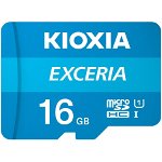 Micro SDHC Exceria 16GB UHS-I U1 Clasa 10 + Adaptor SD, Kioxia
