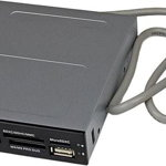 Card reader, StarTech, USB 2.0, Negru