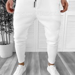 Pantaloni de trening alb conici K184 P20-5.1, 