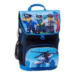 Ghiozdan scoala Maxi si sac sport LEGO Core Line - design City Police Chopper, LEGO