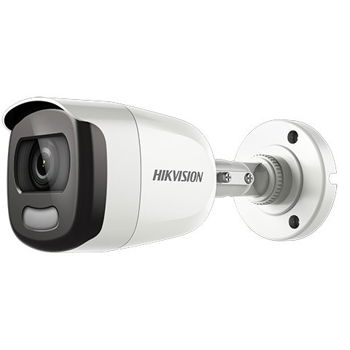 Camera ColorVu 4 in 1 TurboHD Hikvision DS-2CE10DFT-F, 2MP, lentila 2.8mm, lumina alba 20 m, 130dB true WDR, IP67, Hikvision