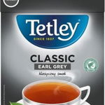Tetley Tetley ceai negru clasic earl grey 100 tb, 