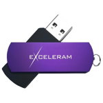 Memorie externa Exceleram P2 64GB USB 3.0 Grape/Black