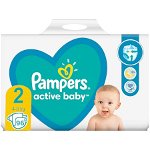 Scutece Active Baby, Nr. 2, 4-8kg, 96 bucati, Pampers