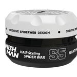 NishMan Pomada de par cu finisaj lucios Spider Wax S5 Keratin 150ml, NishMan