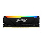 Memorie RAM Kingston Fury Beast RGB, DIMM, DDR4, 64GB, 3600MHz, CL18, 1.35V, Kit of 2, RGB Lighting, Kingston