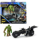 Spin Master Batman Amory Attack Batcycle Toy Vehicle (with Batman and Swamp Thing Action Figures), Spinmaster