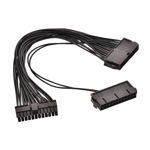 Cablu de alimentare ATX 24 pini mama spliter dual pentru alimentarea a 2 surse pentru gaming dual PSU sau minat, 30 cm, PLS