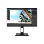 Monitor LED AOC 24P2C, 23.8inch, FHD IPS, 4ms, 75Hz, negru, AOC