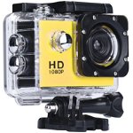 Camera Sport iUni Dare 50i HD 1080P, 12M, Waterproof, Galben