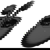 Casti wireless EVO Buds 2 TWS Air 6 Pro, Bluetooth 5.0 + EDR, USB-C, Black, NYTRO