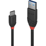 Cablu Date USB-A - USB-C 1m Negru, Lindy