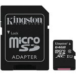 Kingston 64GB micSDXC Canvas Select Plus 100R A1 C10 Card + ADP EAN: 740617298697, KINGSTON