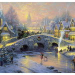 Puzzle 1000 piese - Thomas Kinkade - Spirit of Christmas | Schmidt, Schmidt