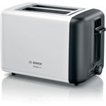 Prajitor de paine Bosch DesignLine TAT3P421, 2 felii, 970W, Alb/Gri, BOSCH