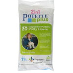 Pungi biodegradabile de unica folosinta pentru olita portabila Potette Plus - 20 buc/set kds233