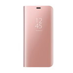 Husa Tip Carte Mirror Upzz Samsung Galaxy J6 2018 Rose Gold - Folie Sticla Inclusa Marca Upzz