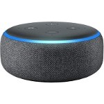 Boxa Inteligenta Amazon Echo Dot 3 Alexa Bluetooth Wi-Fi Charcoal, Amazon