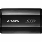 SSD extern ADATA SE800 512GB USB 3.2 G2x2 Type-C up to 1000MB/s Protectie IP68 Negru