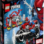 Lego Super Heroes Salvarea cu motocicleta lui Spider Man 76113 pentru 6+