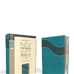 Niv, Premium Gift Bible, Leathersoft, Blue, Red Letter Edition, Indexed, Comfort Print - Zondervan, Zondervan