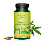 Vegavero Organic Hemp & Hop Seed Oil, 60 Capsule (Ulei din seminte de canepa), Vegavero