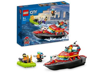 Barca de salvare a pompierilor, LEGO
