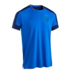 Tricou Fotbal FF500 Replică Italia 2024 Albastru Adulți, KIPSTA