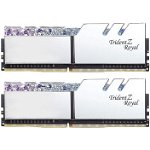 Memorie G.SKILL Trident Z Royal Silver, 16GB(2x8GB) DDR4, 4400MHz CL18, Dual Channel Kit