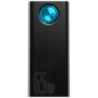 POWER BANK Baseus Ambilight 30000mAh PD 3.0 65W 4 x USB 1 x USB Type-C digital display pt. status baterie total 3A black PPLG000101