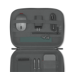 Lenovo Go Tech Accessories Organizer, Portable compact case to easily carry all your key accessories, keep them organized in one place, and keep them protected, Slim enough to fit in your bag and light enough to take on the go, Compression molded constru, Lenovo