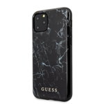 Husa de protectie Guess Marble Design pentru Apple iPhone 11, Negru
