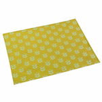 Suport Protecție pentru Masă Versa Daisy Galben Poliester (36 x 0,5 x 48 cm), Versa