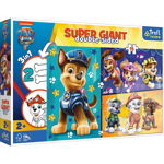 Trefl Primo Puzzle Giant 3in1 15 piese Happy Dogs Paw Patrol, Trefl